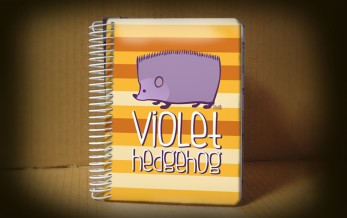 Libreta Violet Hedgohog